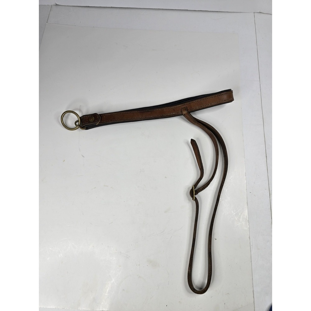 Vintage Turf Single Ear Leather Western Headstall with D Ring Snaffle